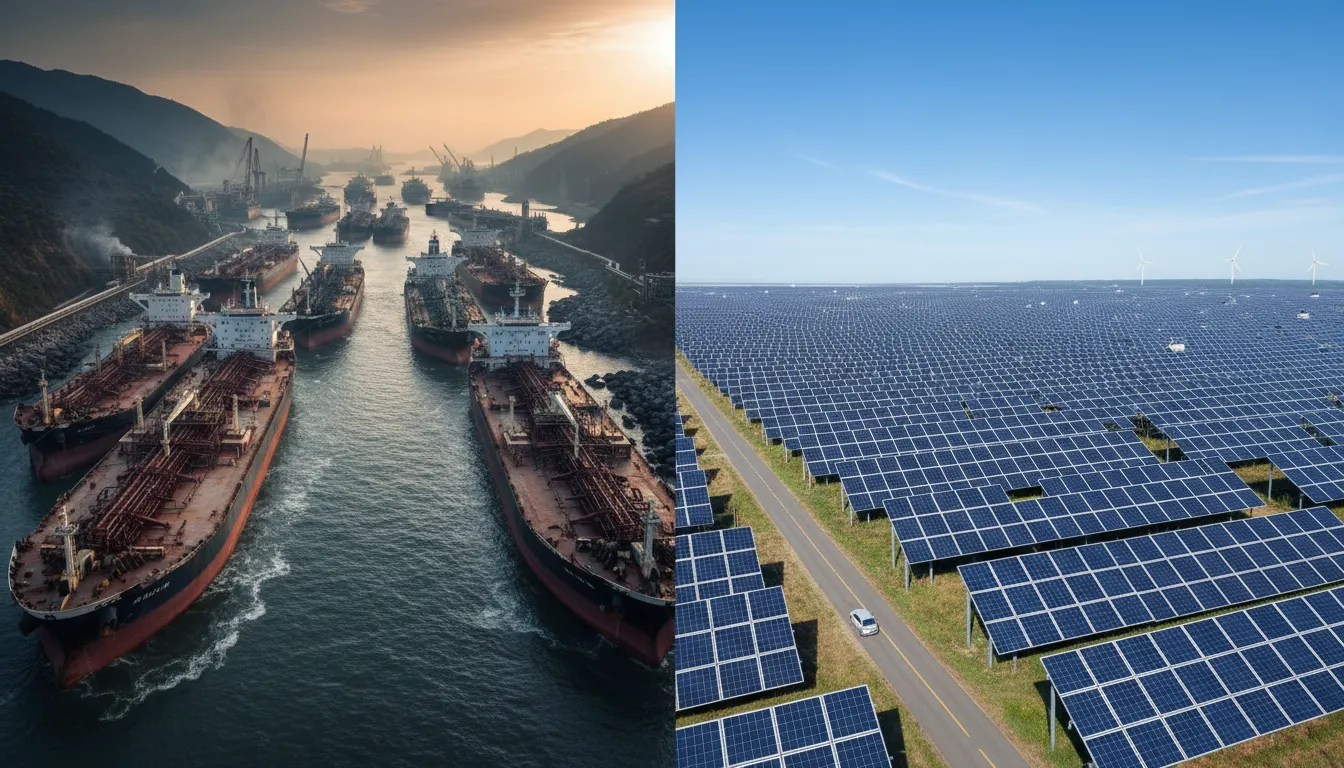 One-Fifth of Global Oil Trade Is Blocked, But Solar Is Softening the Blow